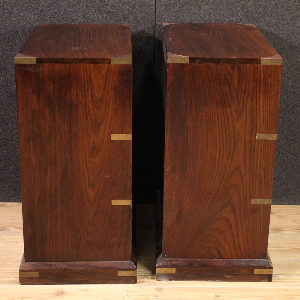 Pair Of 20th Century English Chests Of Drawers-photo-3