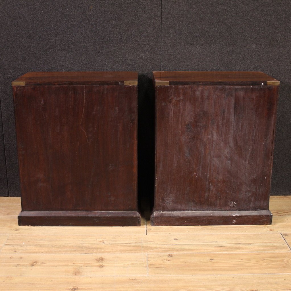 Pair Of 20th Century English Chests Of Drawers-photo-3