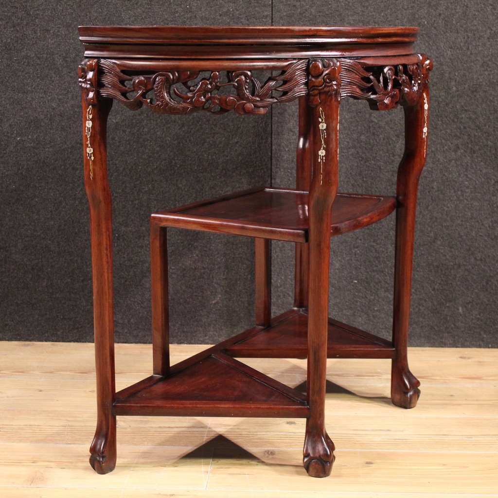20th Century Chinese Inlaid Console-photo-4