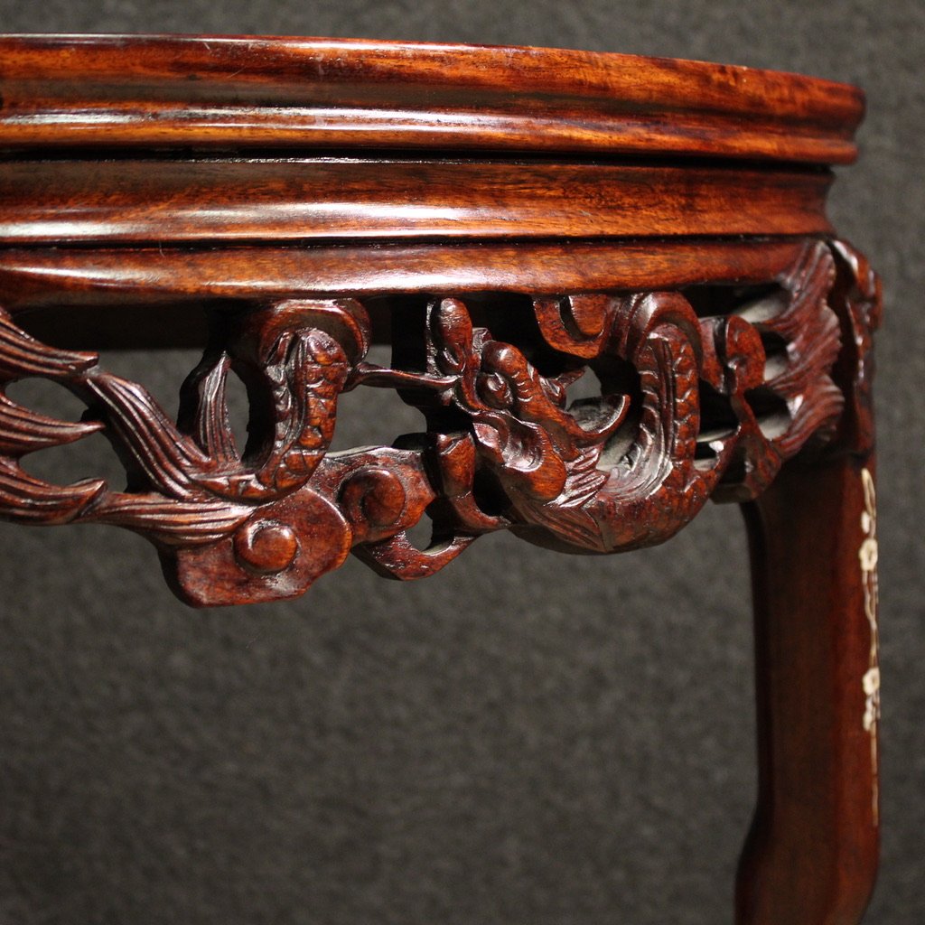 20th Century Chinese Inlaid Console-photo-8