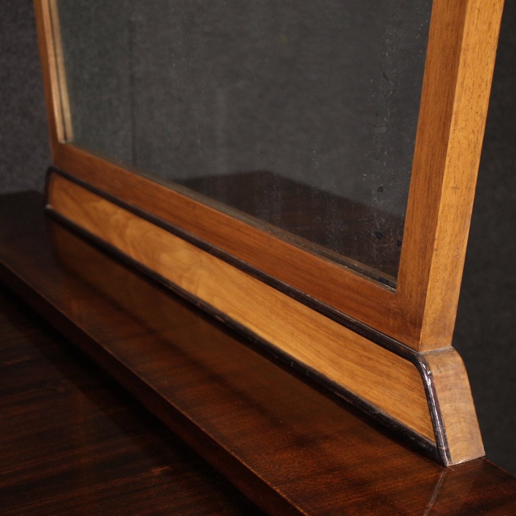 Commode italienne avec miroir des années 1960-photo-7