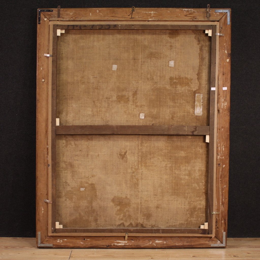 Grand tableau mythologique du 17ème siècle, Vénus dans la forge de Vulcain-photo-5