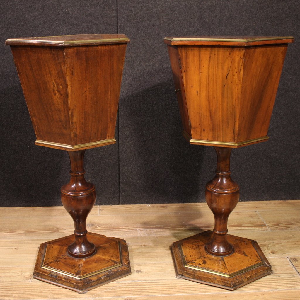 Pair Of 19th Century Italian Side Tables-photo-2