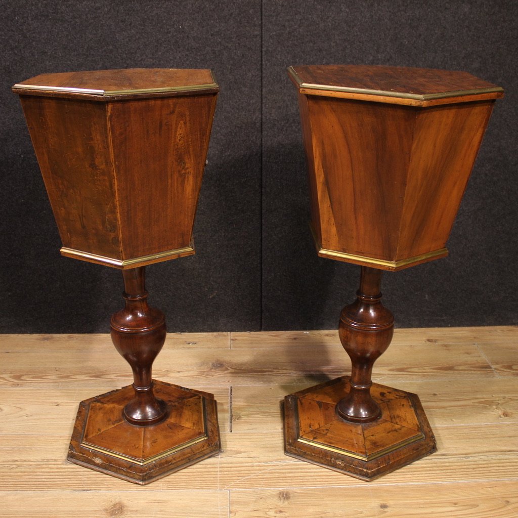 Pair Of 19th Century Italian Side Tables-photo-4