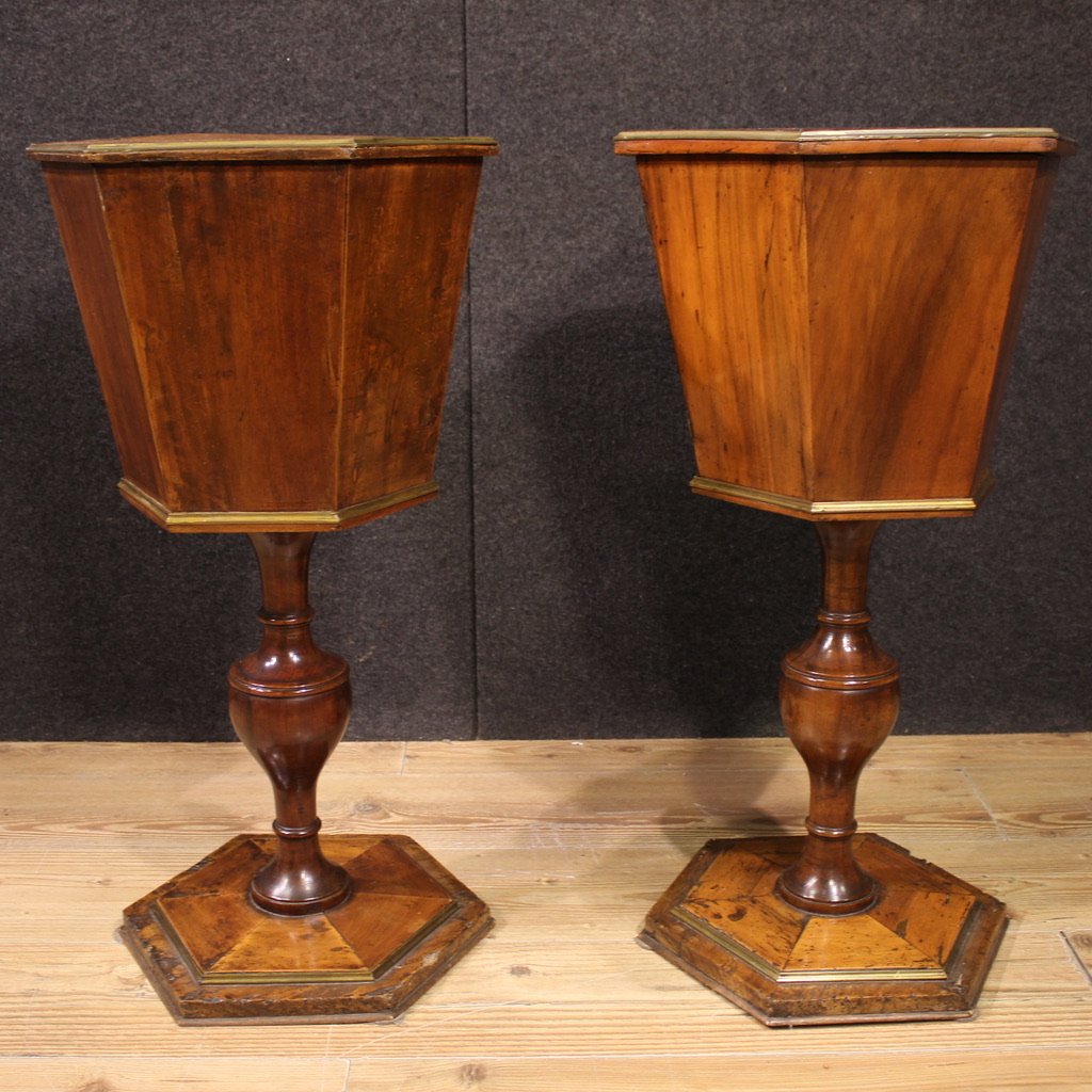 Pair Of 19th Century Italian Side Tables-photo-6