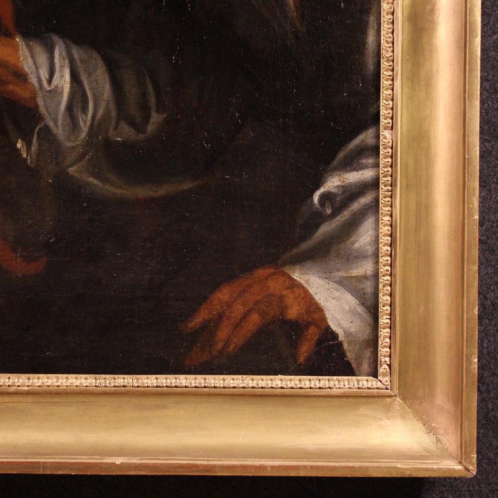 Great 17th-century Flemish Painting, Christ Mocked-photo-7