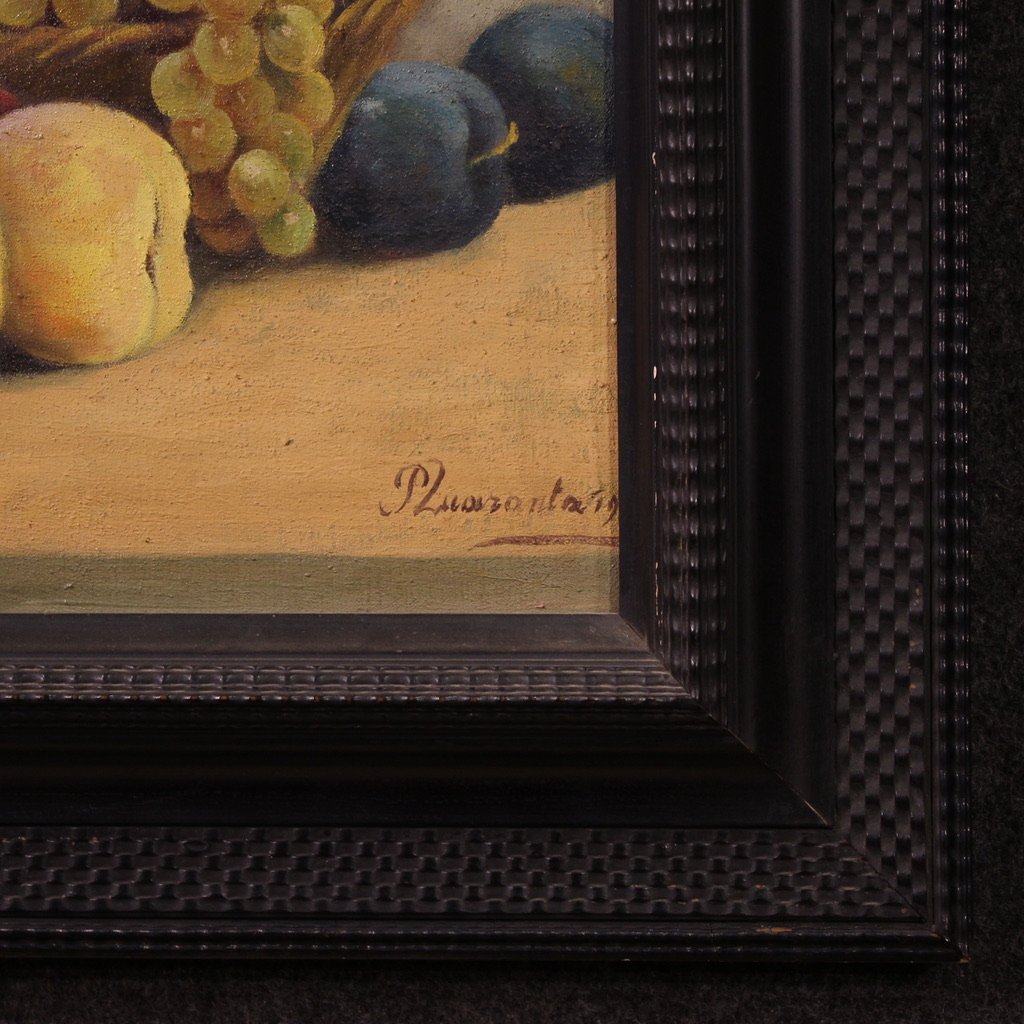 Italian Still Life Painting Signed And Dated 1919-photo-5