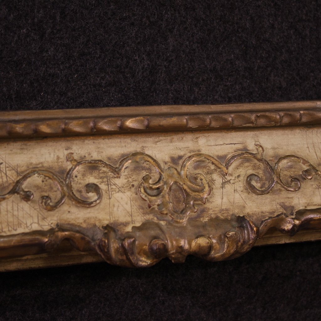 20th Century Italian Lacquered And Gilded Frame-photo-7