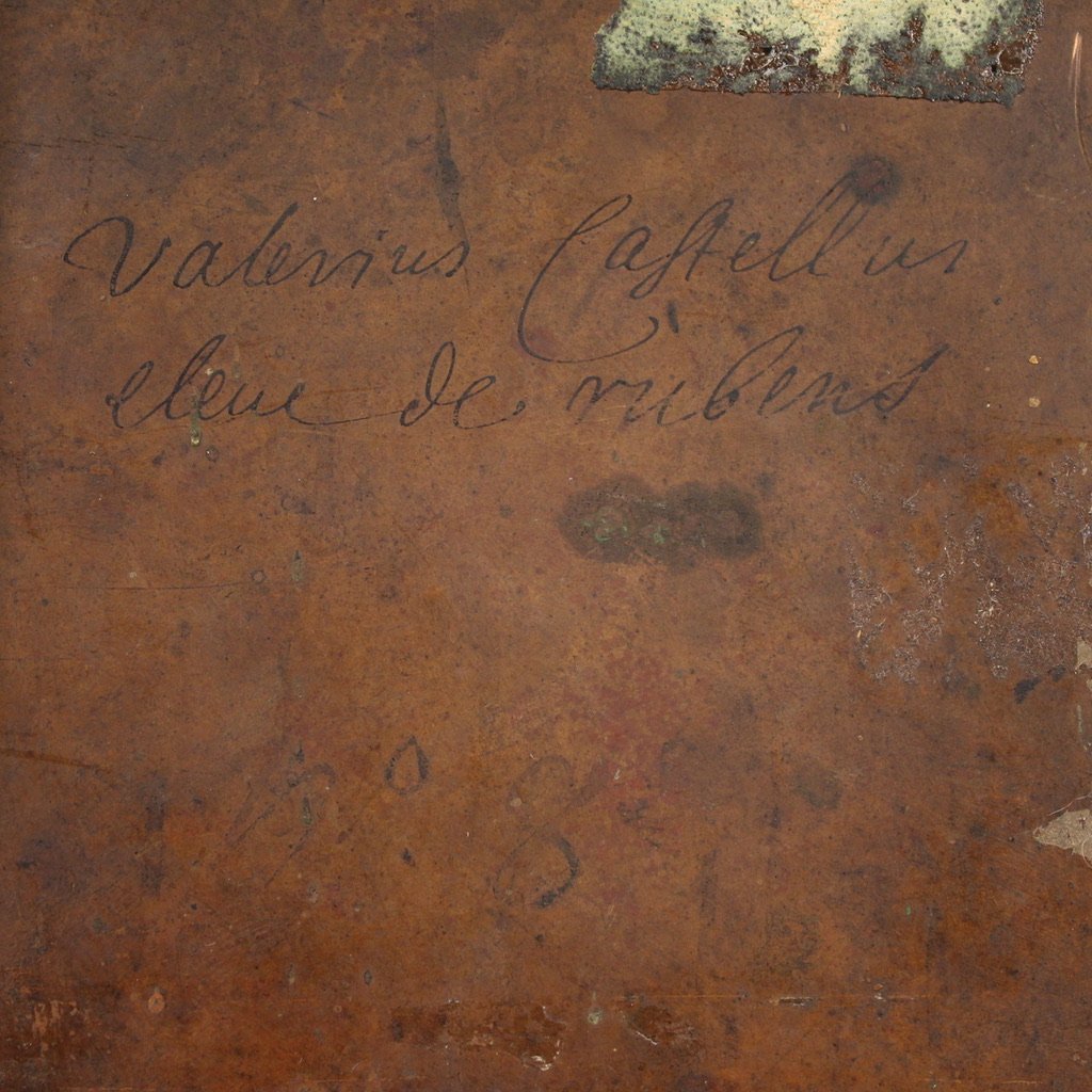 Antique Flemish Painting On Copper From The 17th Century, Mythological Scene-photo-7