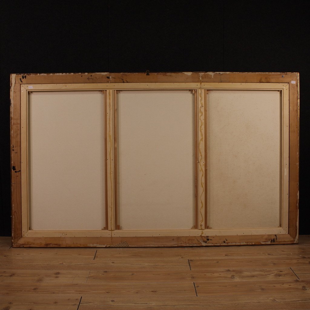 Grand tableau italien daté 1993-photo-5