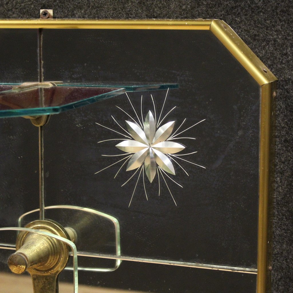 Porte-manteau à miroir de design du 20ème siècle-photo-4