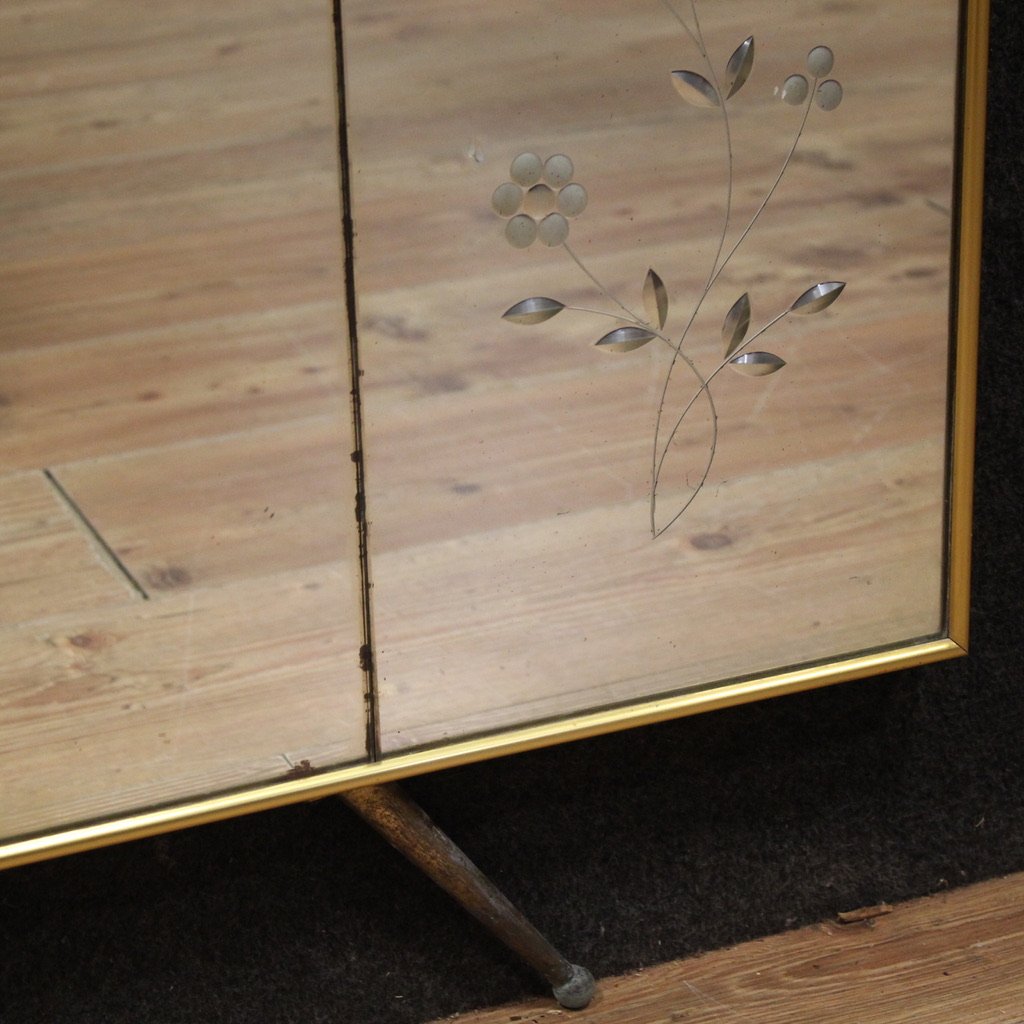 Porte-manteau à miroir de design du 20ème siècle-photo-2