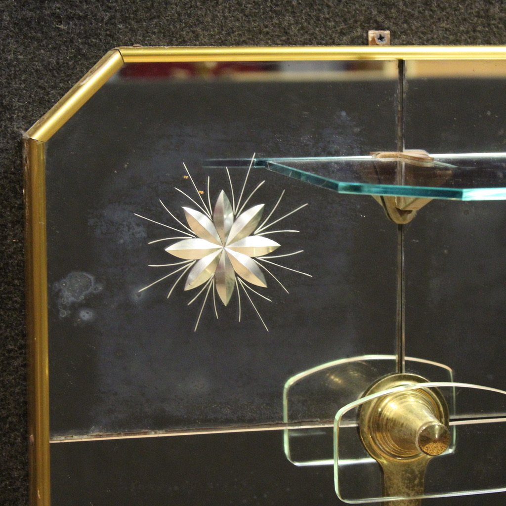 Porte-manteau à miroir de design du 20ème siècle-photo-7