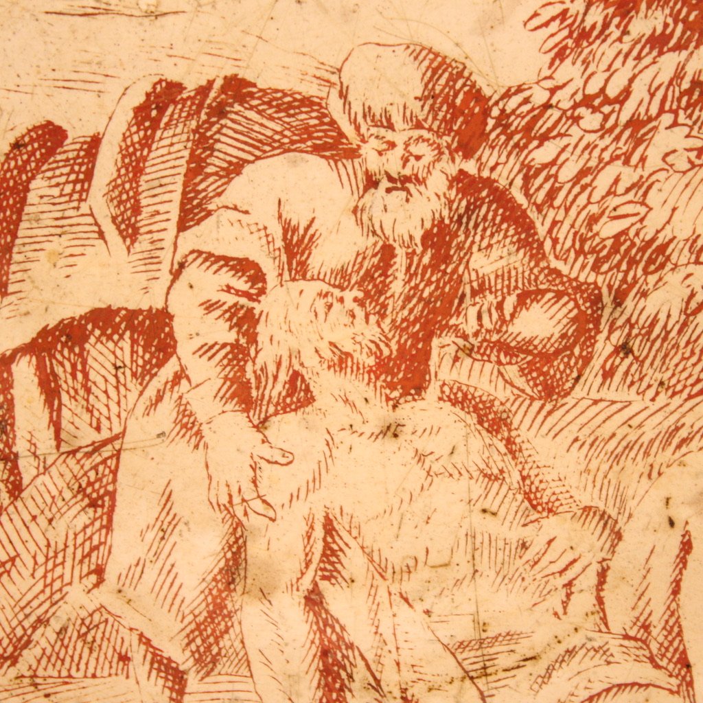 Scagliola Panel On Slate Signed Sayter And Dated 1749-photo-4