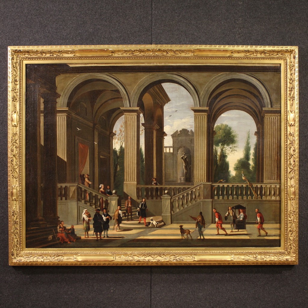 Great Italian Painting, 17th Century Architectural Capriccio
