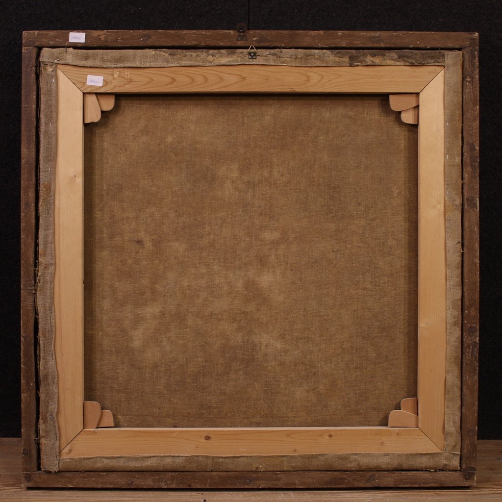 Peinture mythologique 17ème siècle, la dispute entre Agamemnon et Achille au sujet de Briséis-photo-6