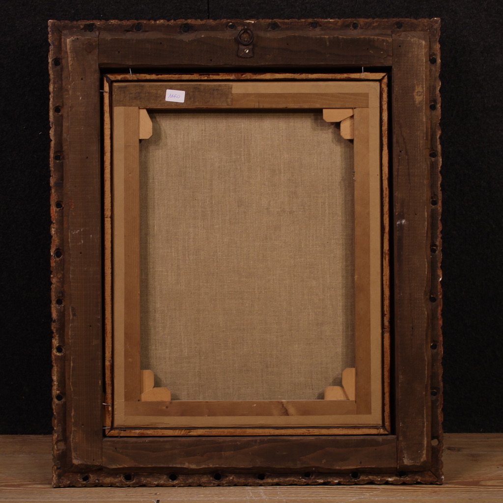 Antique Italian Portrait Painting From The 17th Century-photo-5