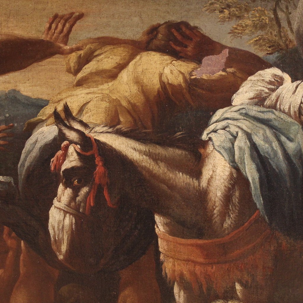 18th Century Italian Painting, Moses Drives Out The Shepherds -photo-7