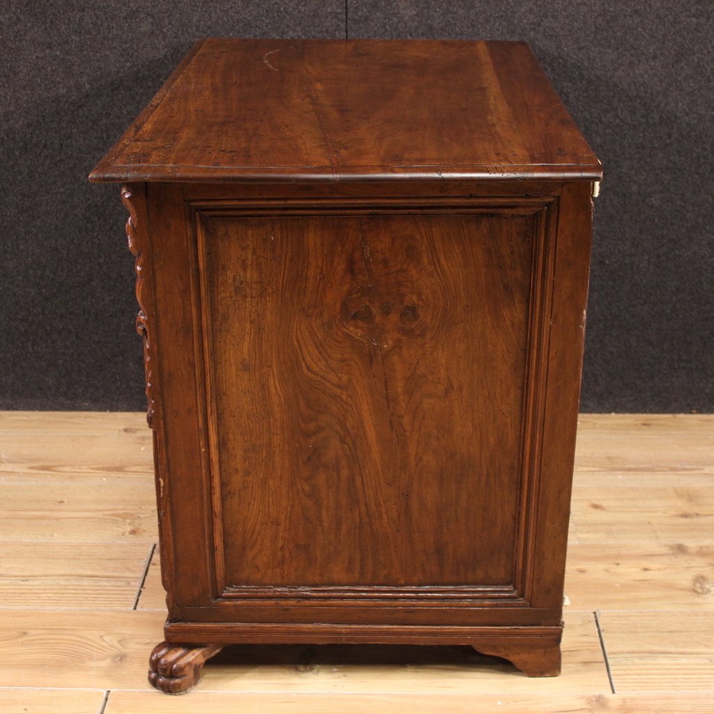 Commode génoise antique à bambocci du 18ème siècle-photo-3
