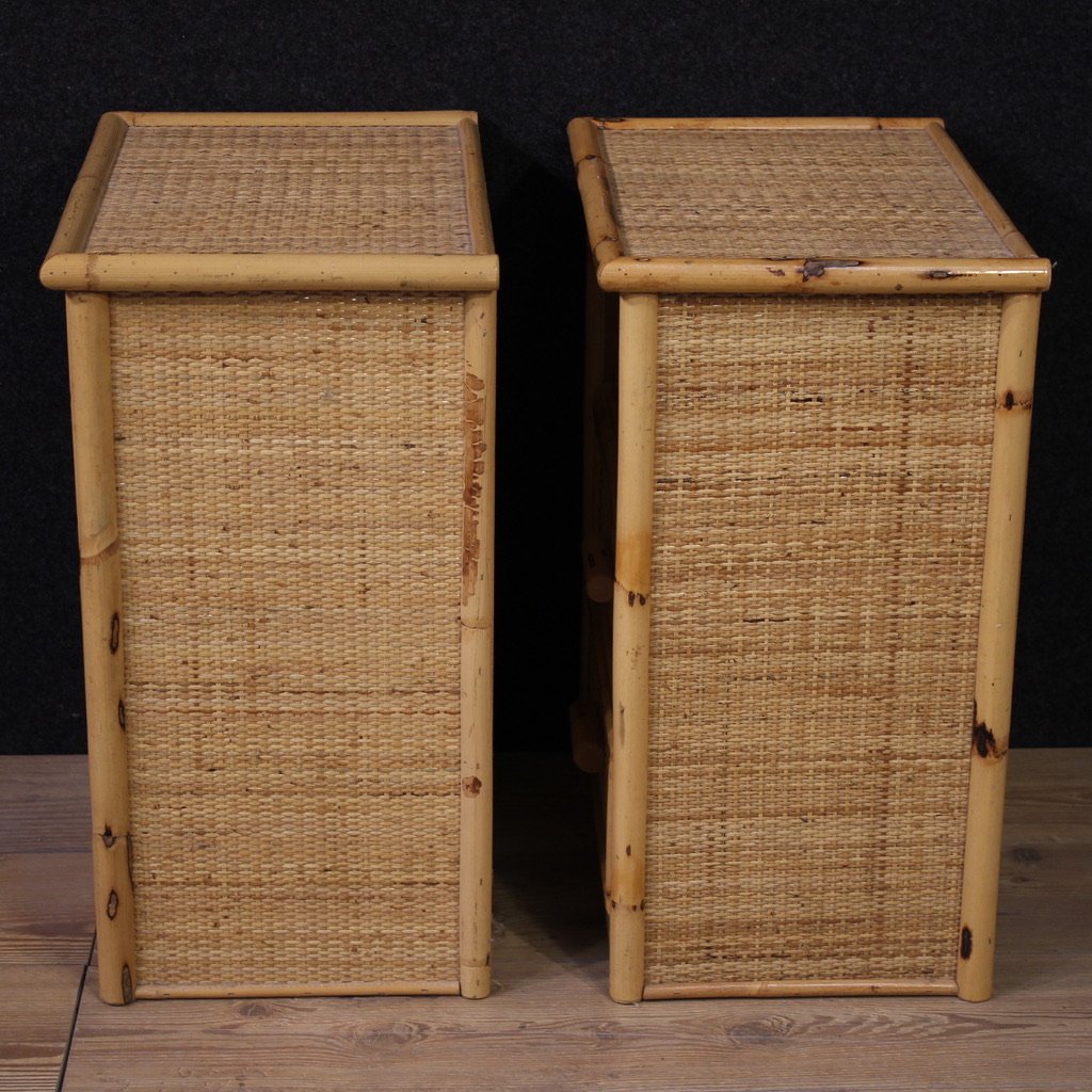 Pair Of Italian Bedside Tables From The 1980s-photo-3