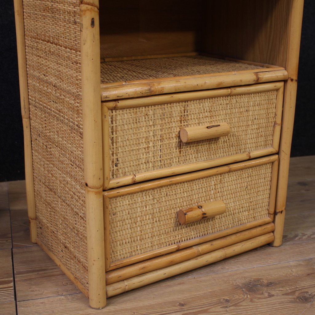 Pair Of Italian Bedside Tables From The 1980s-photo-8