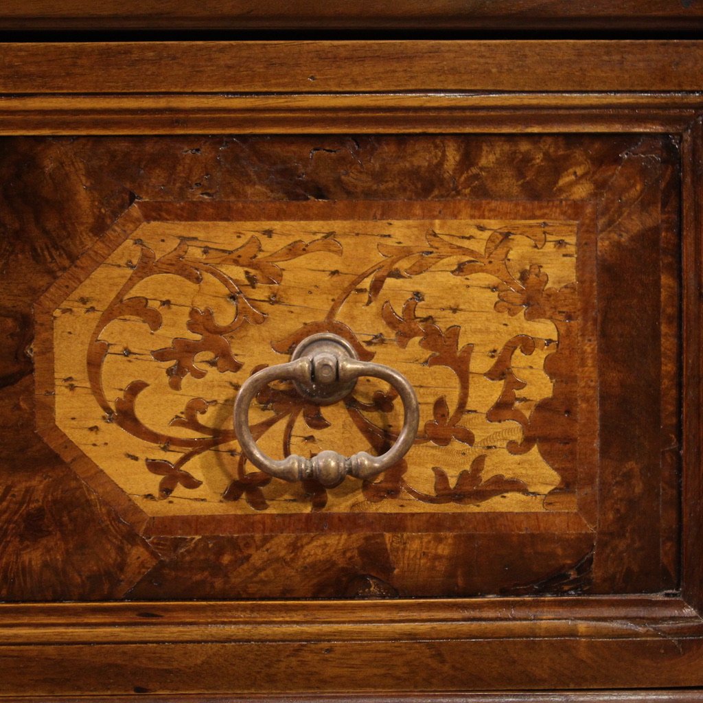 Great 20th Century Inlaid Chest Of Drawers-photo-3
