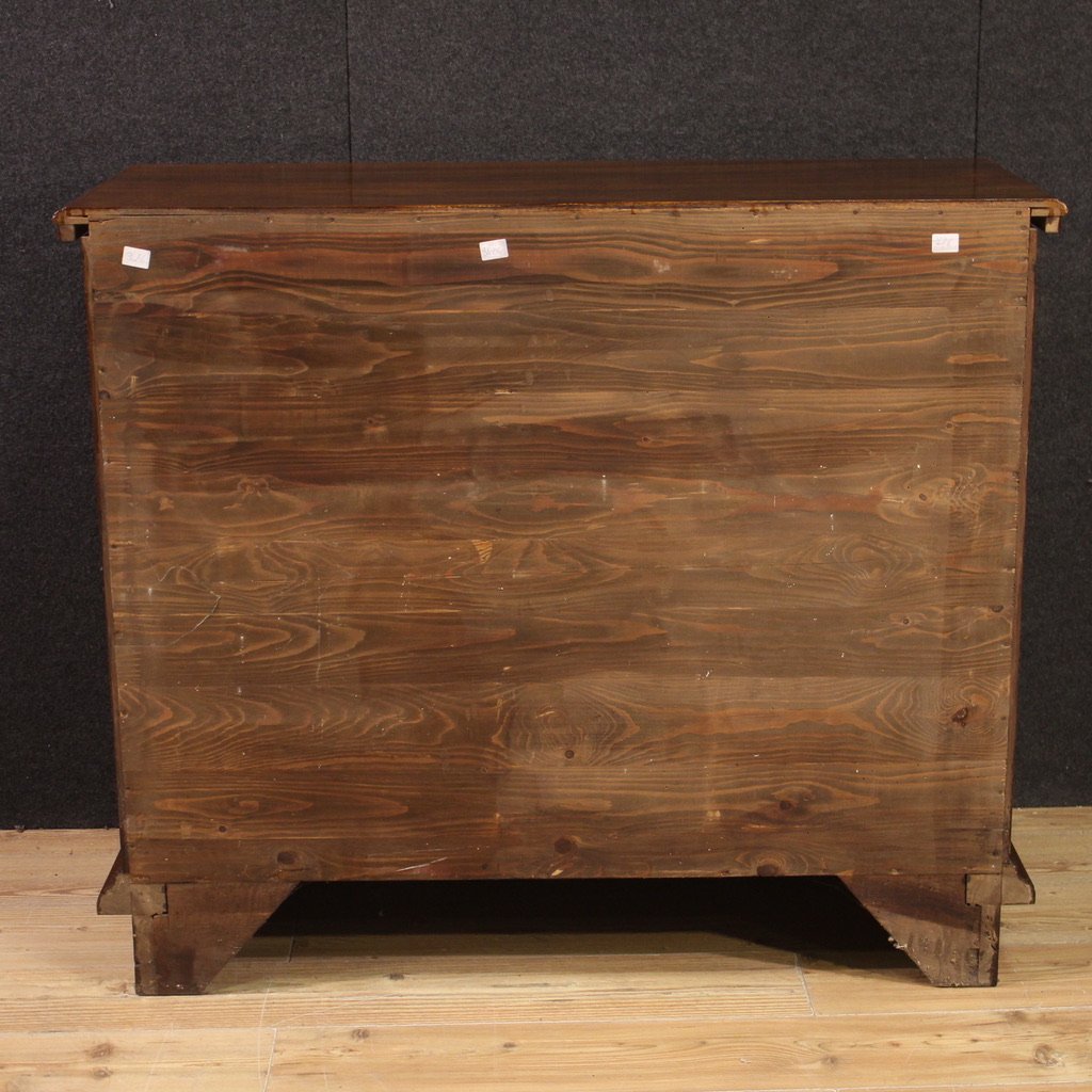 Great 20th Century Inlaid Chest Of Drawers-photo-3