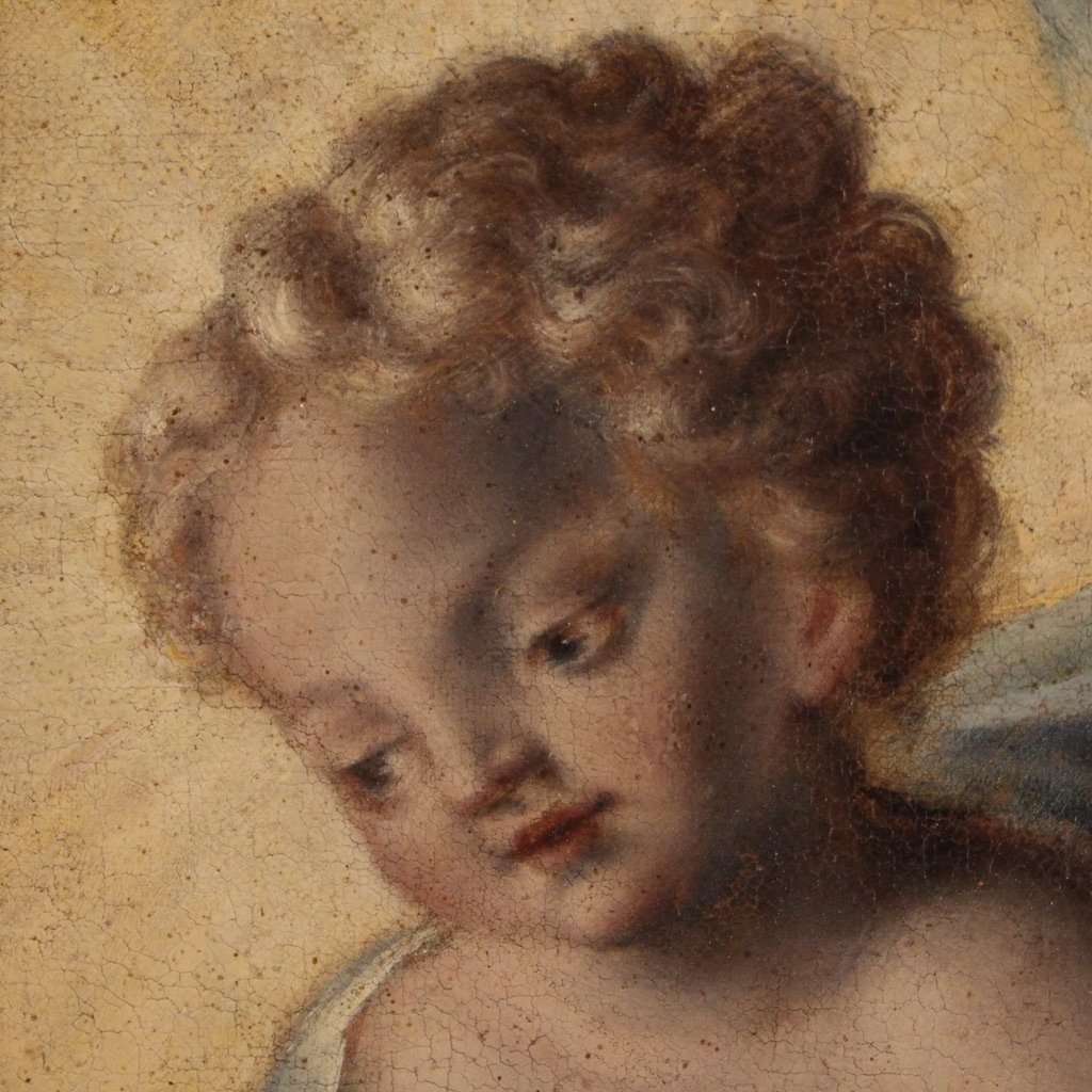 Tableau religieux du 18ème siècle, Saint Antoine de Padoue-photo-6