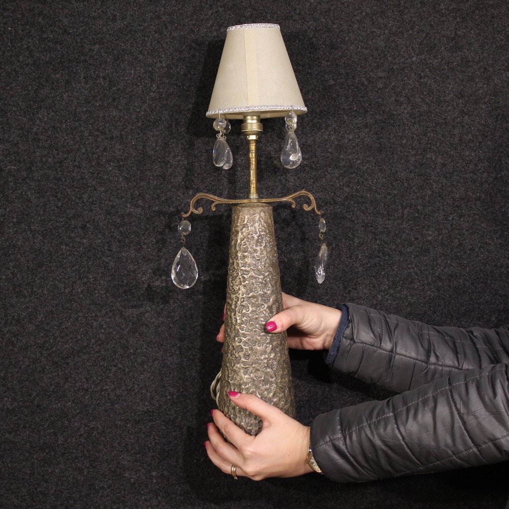 Lampe italienne estampillée Bragalini Bologna du 20ème siècle-photo-2