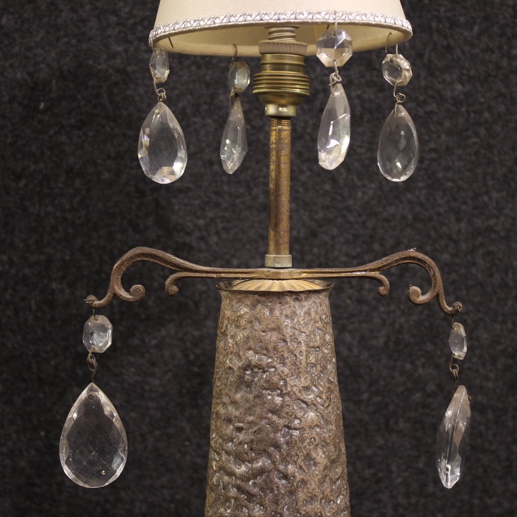 Lampe italienne estampillée Bragalini Bologna du 20ème siècle-photo-4