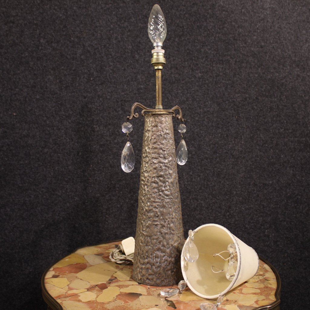 Lampe italienne estampillée Bragalini Bologna du 20ème siècle-photo-6