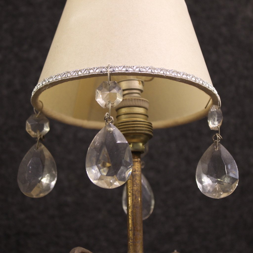 Lampe italienne estampillée Bragalini Bologna du 20ème siècle-photo-8