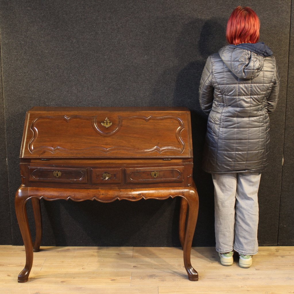 Ancien bureau de pente espagnol du milieu du 19ème siècle-photo-3