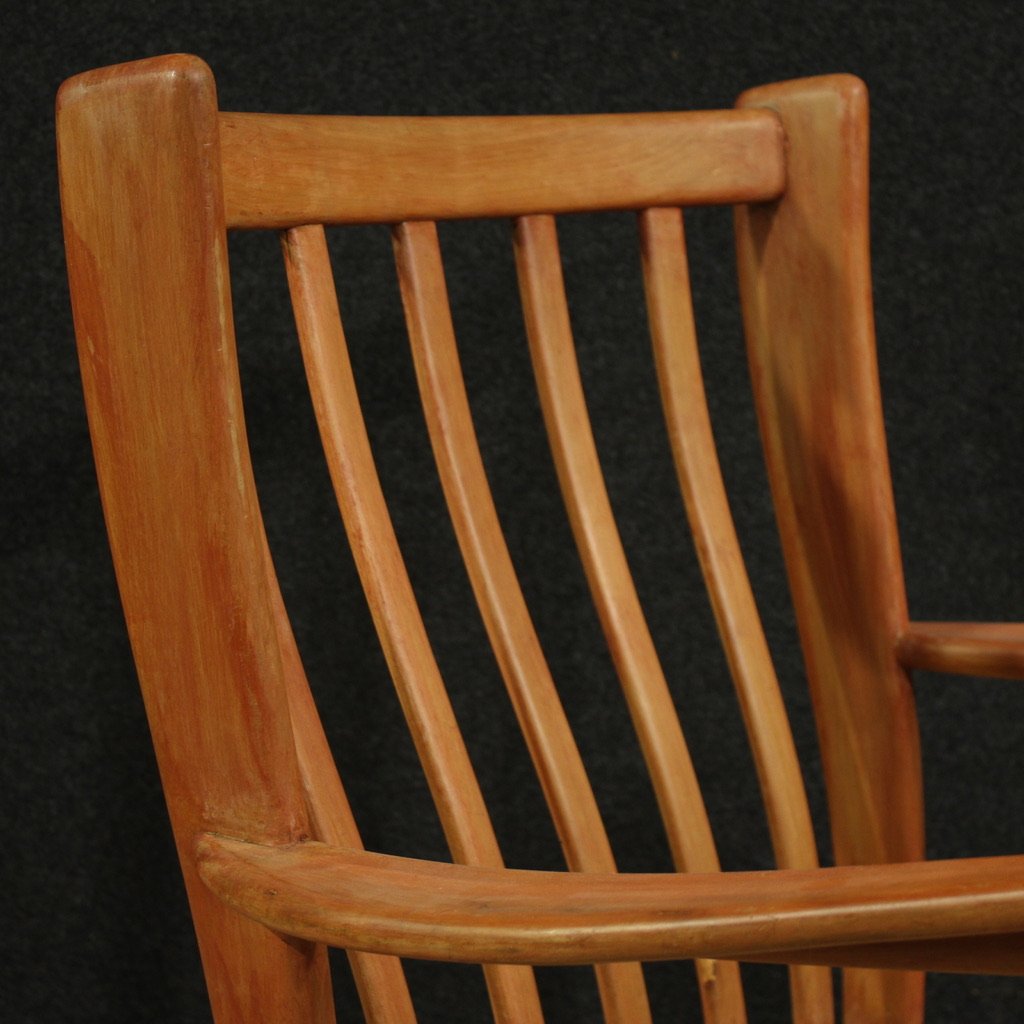 Paire de fauteuils italiens de style Paolo Buffa, années 1970-photo-4