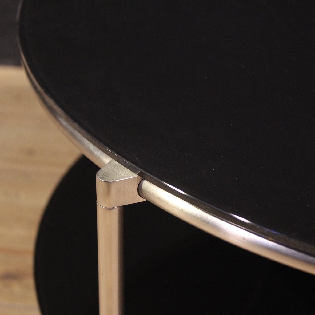 1980s Coffee Table On Casters-photo-5