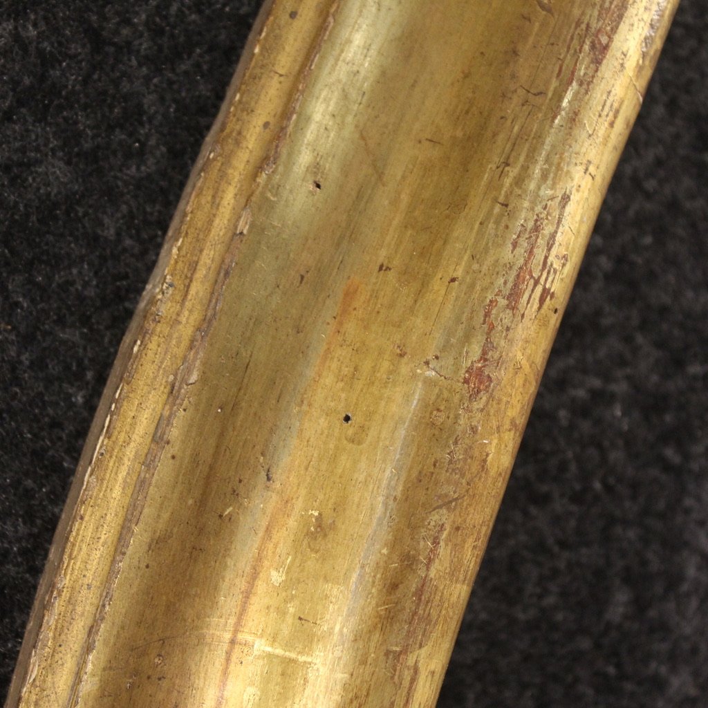 19th Century Italian Oval Gilded Frame-photo-2