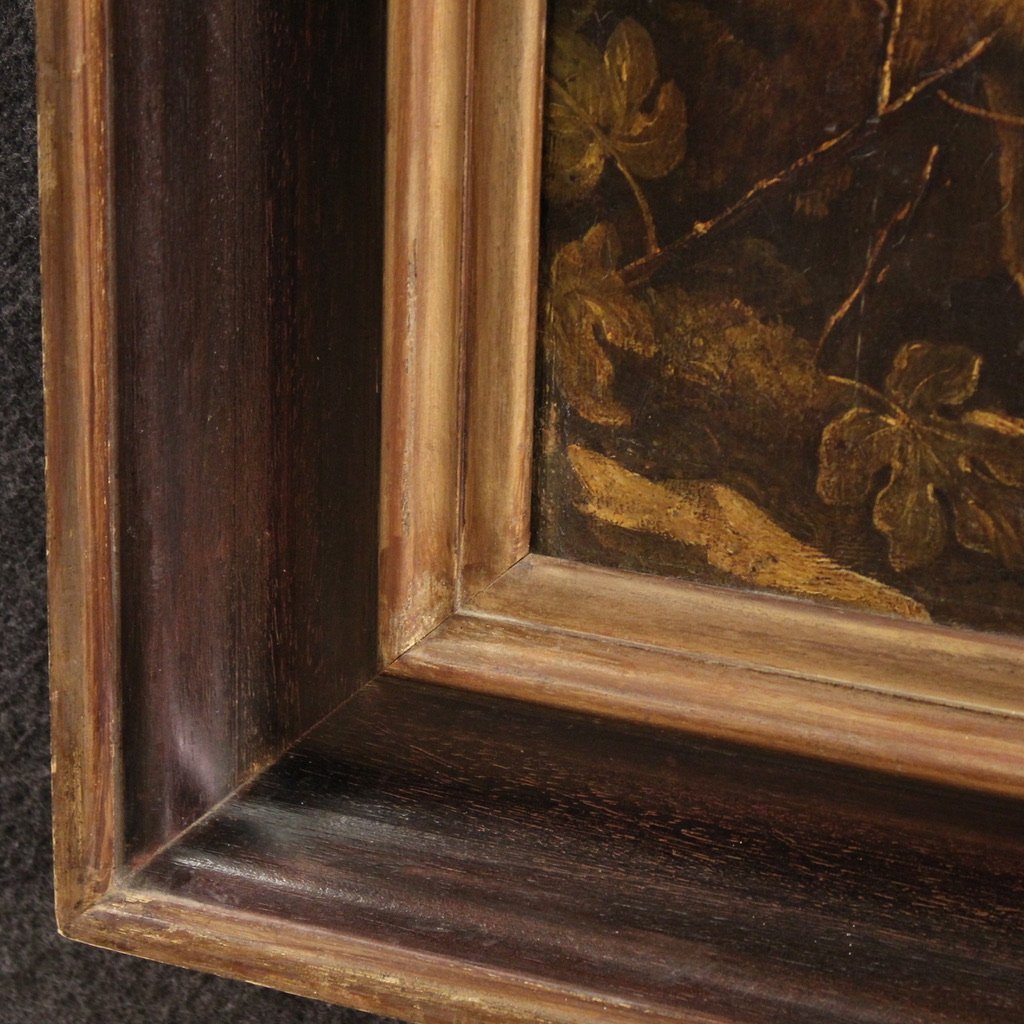 Antique French Painting Of St. John The Baptist From The 18th Century-photo-5