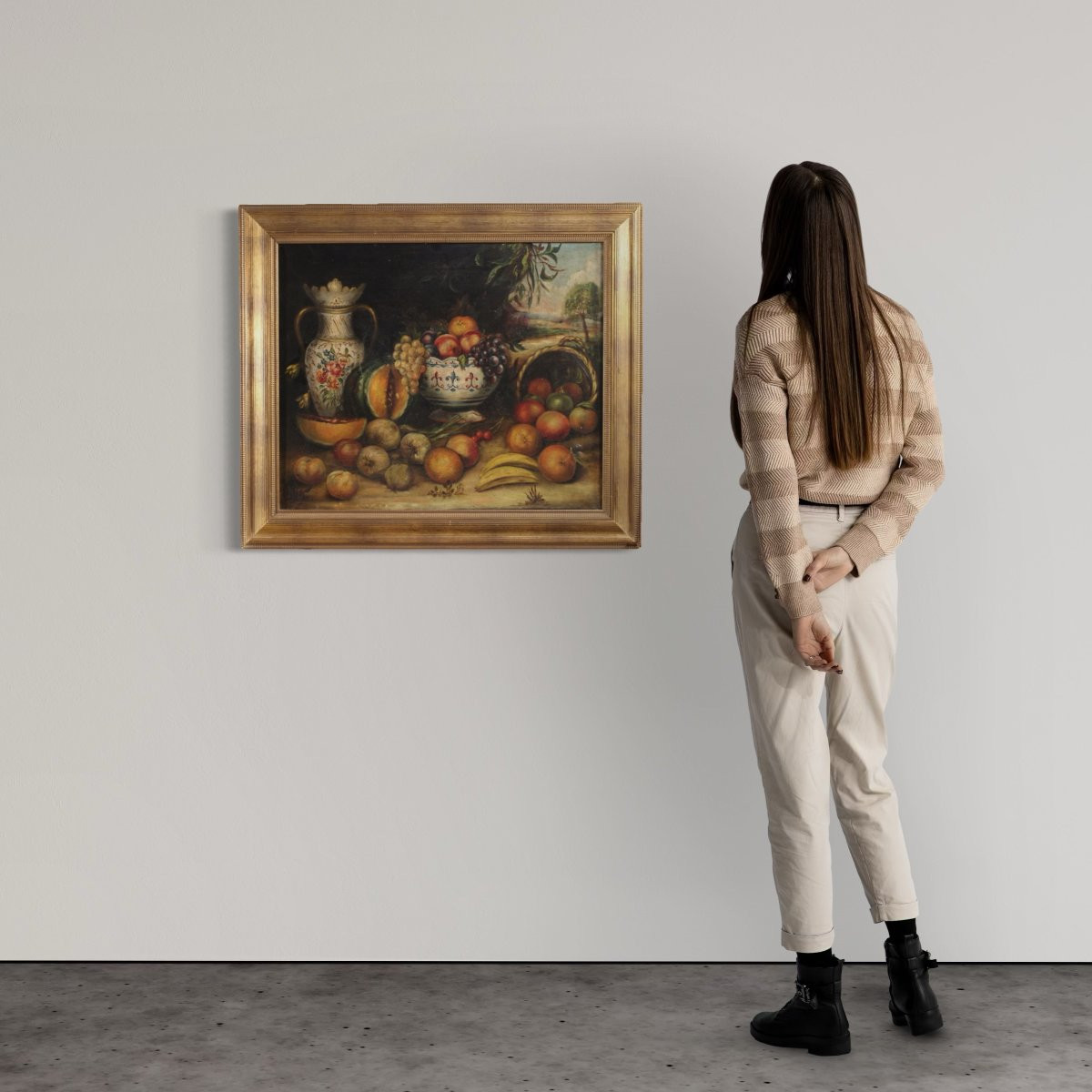 Tableau espagnol nature morte du 20ème siècle-photo-1