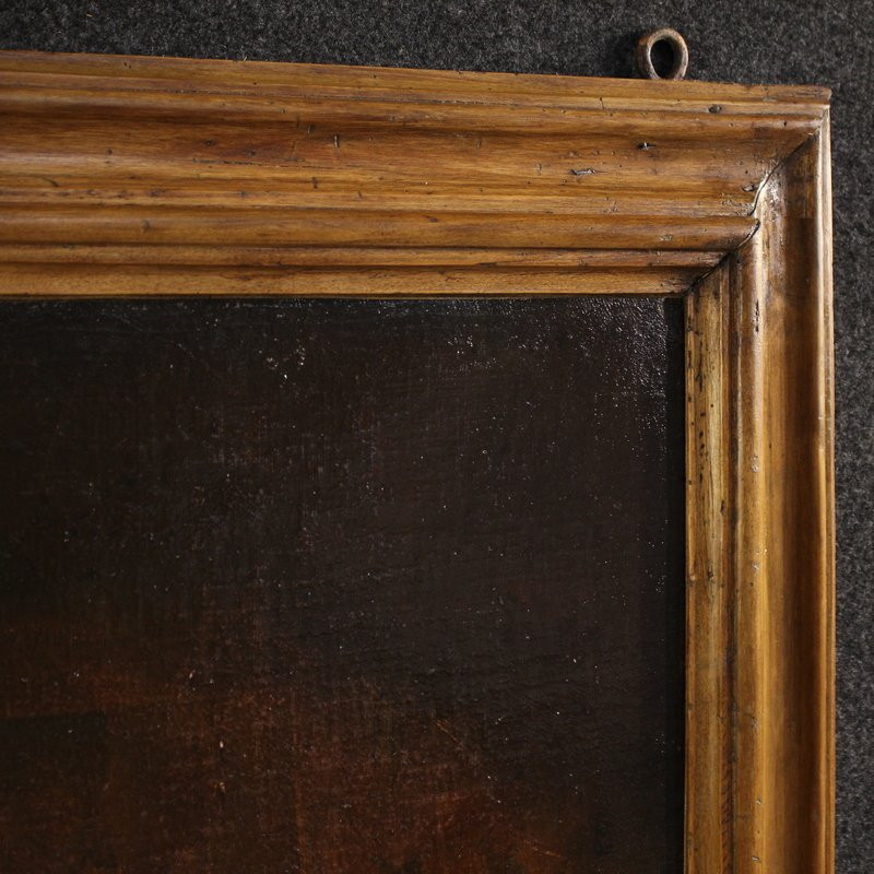 Antique Italian Painting Christ In The Garden Of Olives From The 17th Century-photo-3