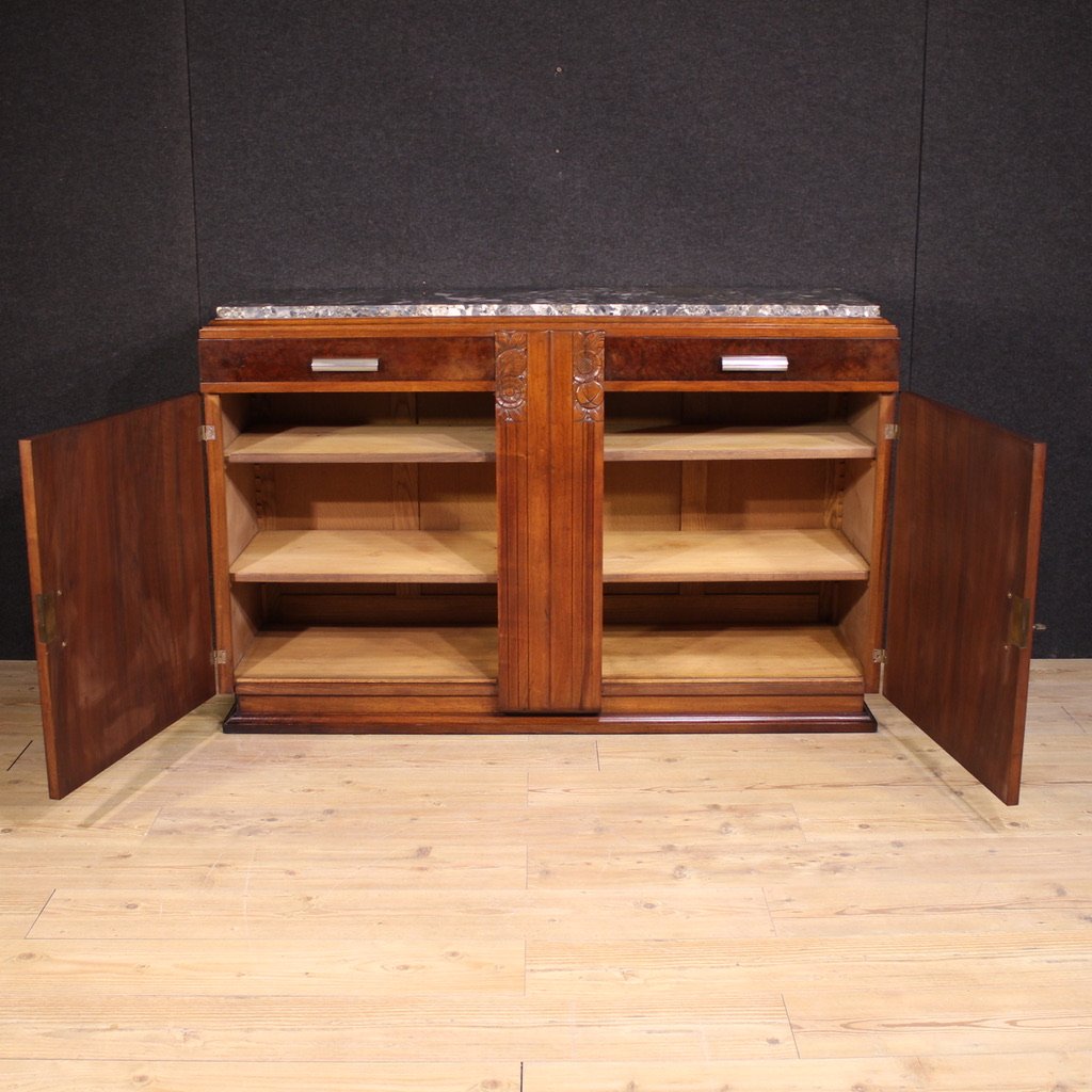 French Art Deco Sideboard From The 1930s-photo-4