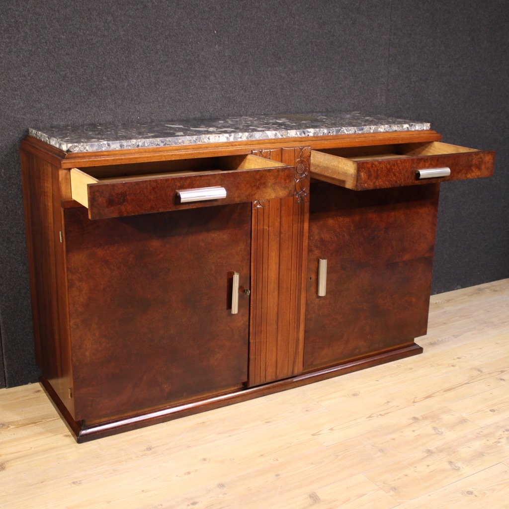 French Art Deco Sideboard From The 1930s-photo-1