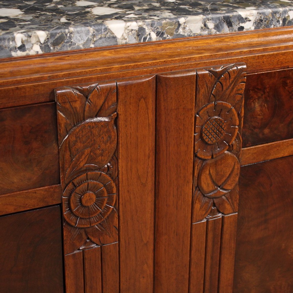 French Art Deco Sideboard From The 1930s-photo-8