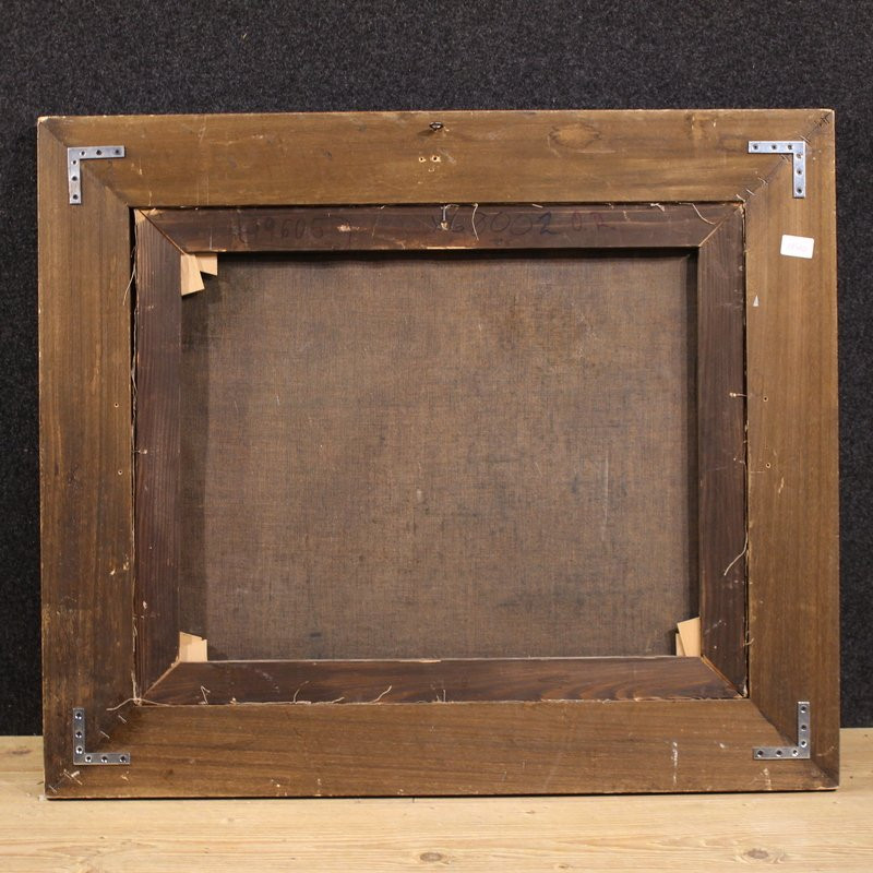 Tableau flamand du 19ème siècle, Salomé avec la tête de saint Jean-Baptiste-photo-2