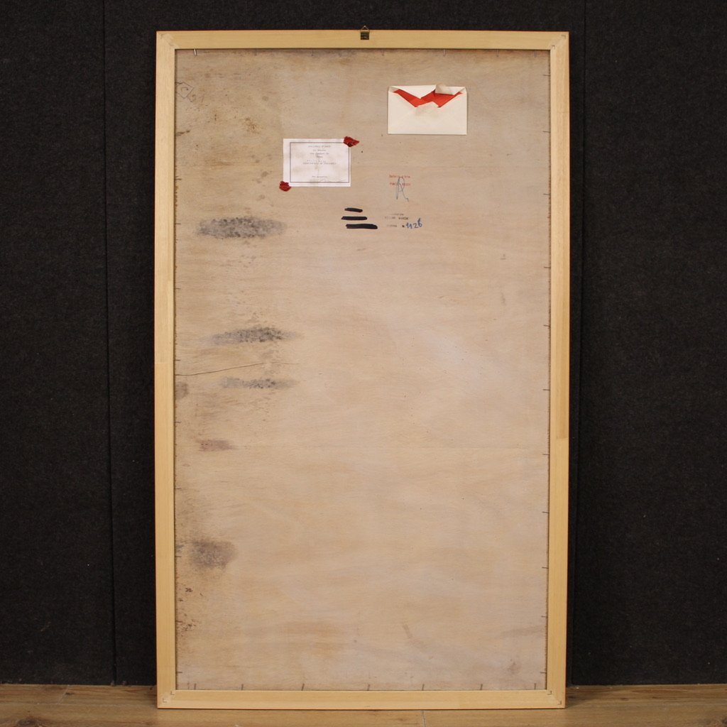 Italian Female Nude Painting Signed Vellani Marchi-photo-8