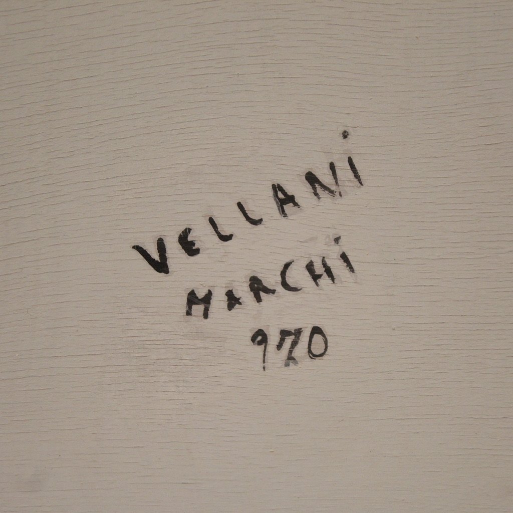 Peinture de nu féminin signée par Vellani Marchi datée de 1970-photo-8