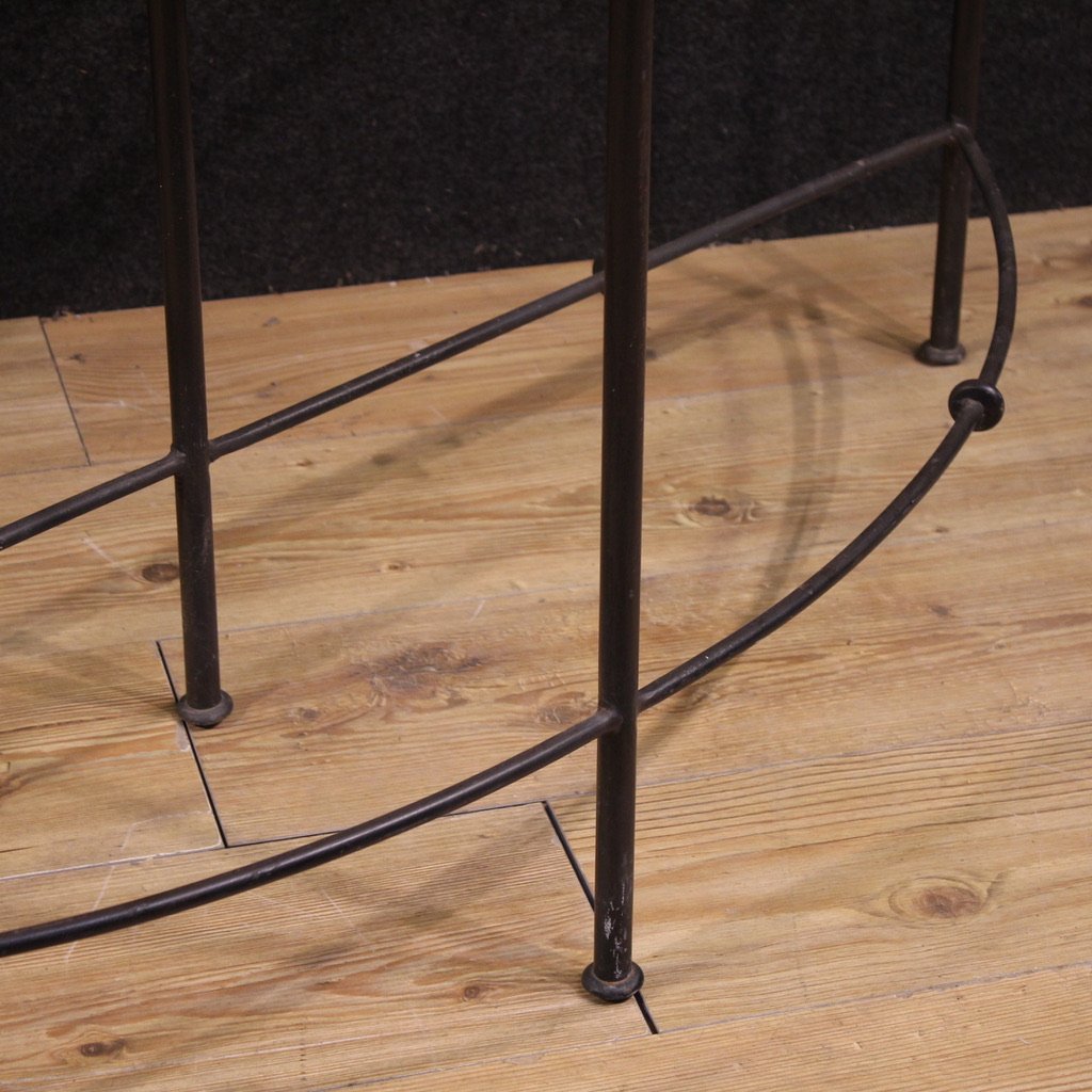 Console demi-lune française du 20ème siècle-photo-5