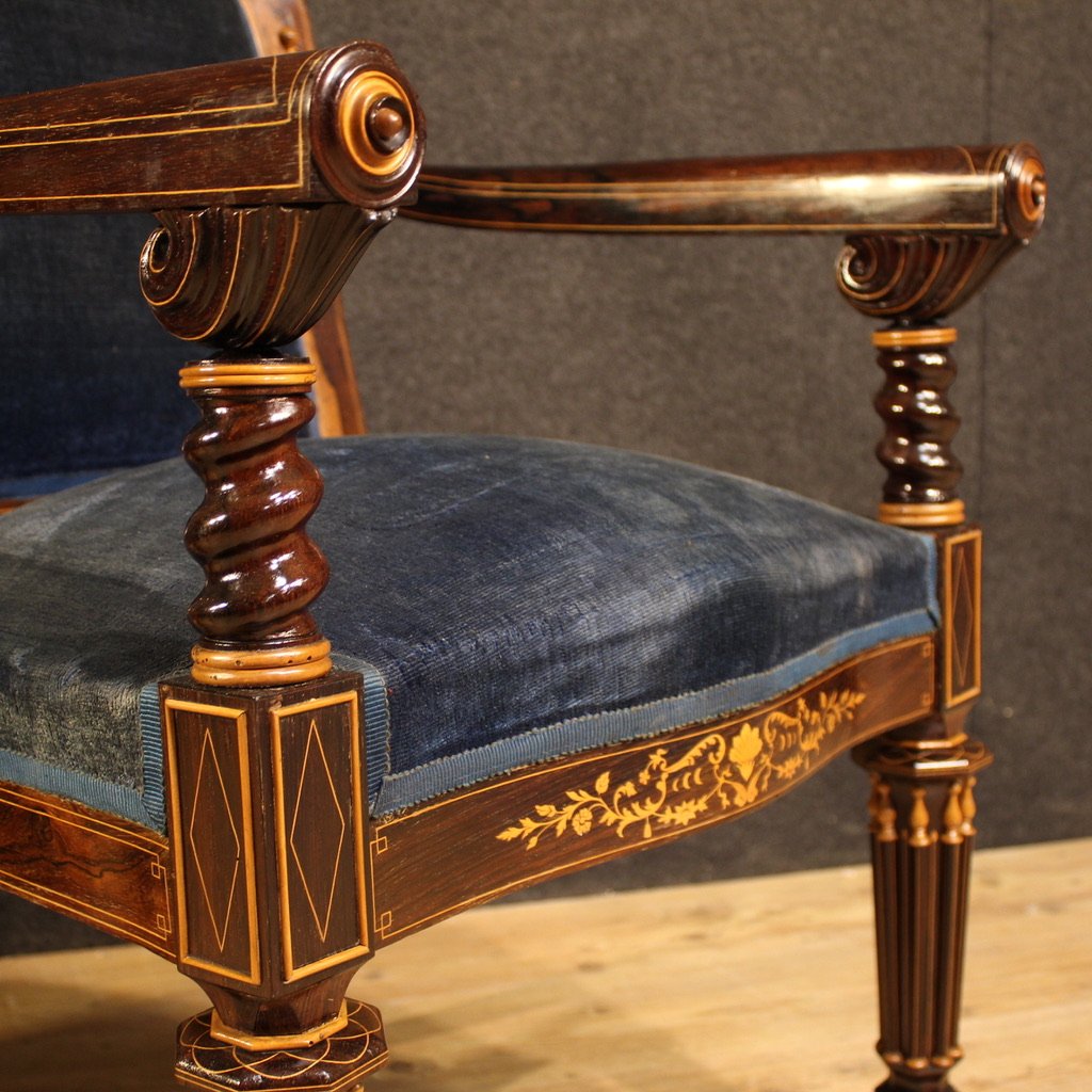 Paire de fauteuils français du 19ème siècle-photo-4