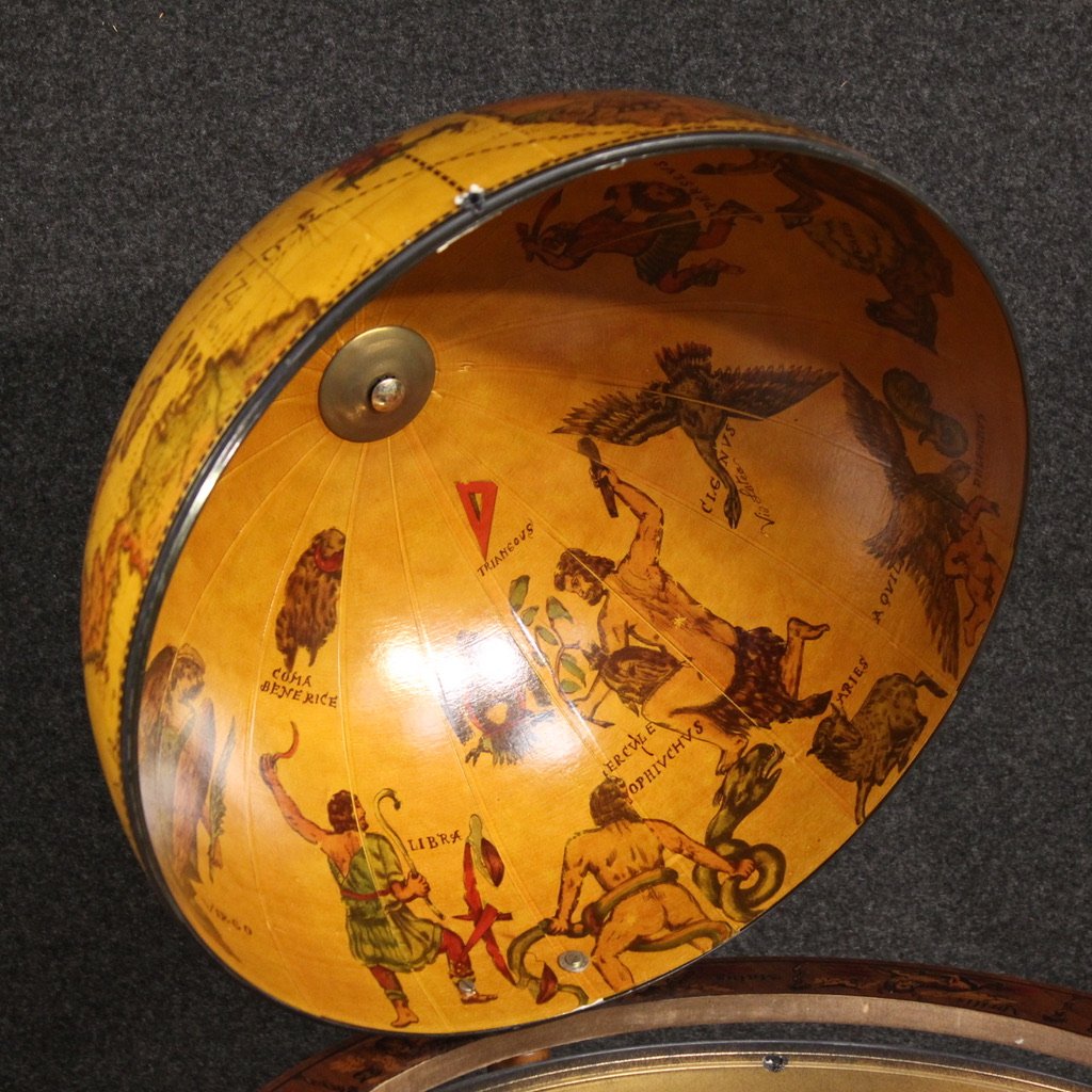 Meuble bar globe italien du 20ème siècle-photo-1