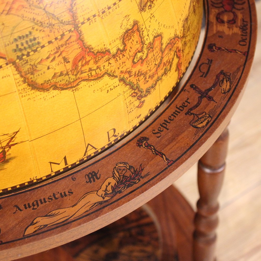 Meuble bar globe italien du 20ème siècle-photo-5