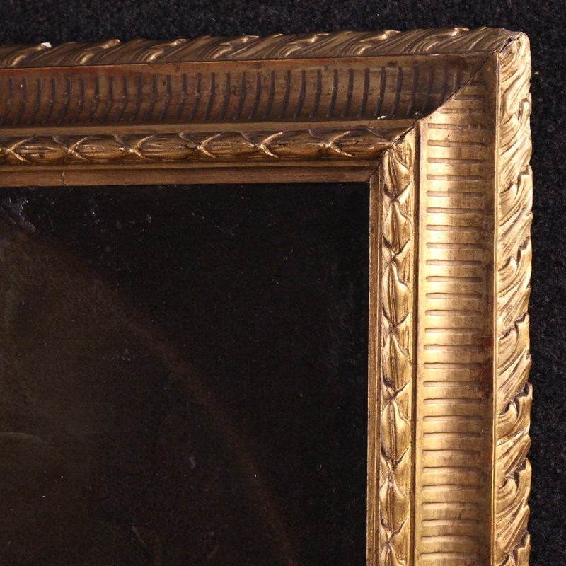 Ancien tableau italien de Saint Jérôme du 17ème siècle-photo-2